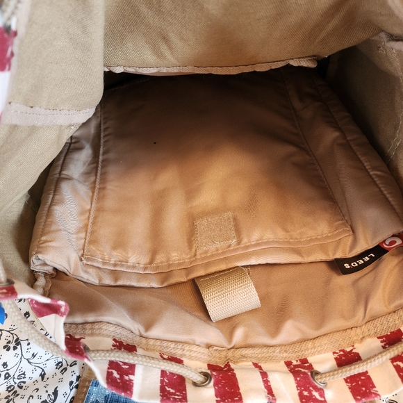 Field and Co canvas laptop rucksack Americana patriotic - Picture 7 of 10